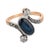 Traditional 1910s Edwardian Sapphire Diamond 18k Yellow Gold Ring, Size 5.25 For Sale - Image 3 of 7
