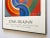 Sonia Delaunay Vintage 1980 Pace Editions Lithograph Print Framed Large Modernist Exhibition Poster " Composition " 1938 For Sale - Image 12 of 13