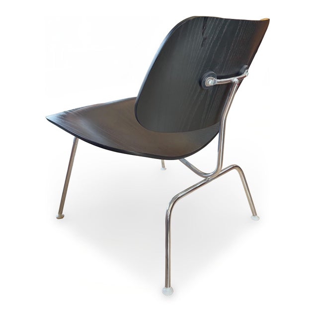 Charles and Ray Eames Molded Plywood Lounge Chair Metal Base (Lcm) for Herman Miller, 2007 For Sale - Image 9 of 13