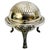Metal Mid 20th Century American Rogers Silver-Plated Roll Top Caviar / Butter Dish With Glass Liner - Caviar Server For Sale - Image 7 of 9
