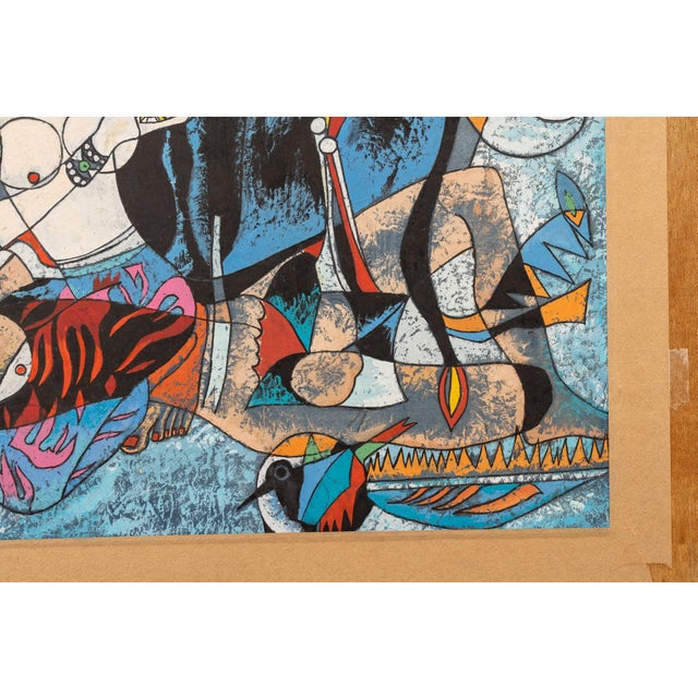 1990s Two Women | Original Tiefeng Jiang Painting For Sale In Chicago - Image 6 of 6