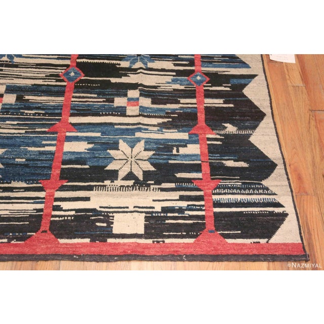 2020s Nazmiyal Collection Geometric Swedish Design Contemporary Area Rug For Sale - Image 5 of 9