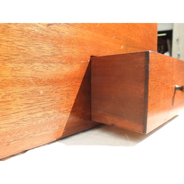 Metal Mid-Century Mahogany Tantalus Set- 6 Pieces For Sale - Image 7 of 11