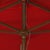 Contemporary Aklin 6.5Ft X 10Ft Rectangle Wooden Pulley Market Umbrella (No Tilt), Red For Sale - Image 3 of 4