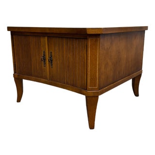 Vintage Mid Century Federal Inspired Regency Revival Style Cabinet For Sale