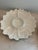 White Vintage Italian White Ceramic Flower-Shaped Artichoke Plate For Sale - Image 8 of 10