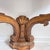 Maitland - Smith Vintage Maitland Smith stone-top table // tesselated black granite and limestone // carved demilune // wall-mount table // no free shipping For Sale - Image 4 of 10