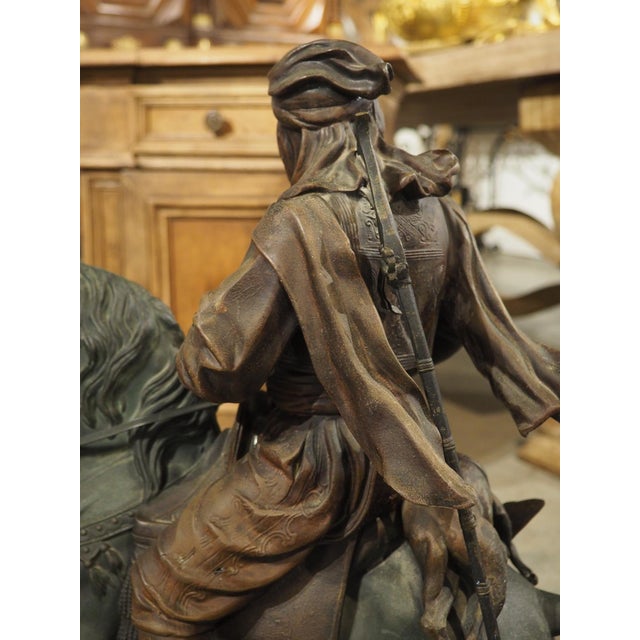 The Horseman Returning From the Hunt, Alfred Barye, Émile Guillemin, Circa 1870 For Sale - Image 18 of 18
