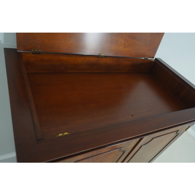 Henkel Harris Flame Mahogany Tv Entertainment Cabinet Armoire For Sale - Image 16 of 18
