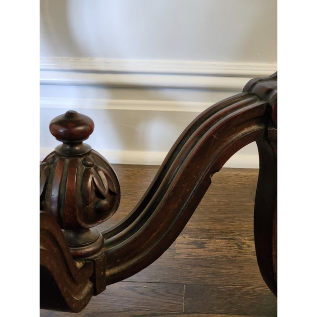 Coffee Early 20th Century Renaissance Revival Cherub Triangle Side Table Plant Stand For Sale - Image 8 of 18