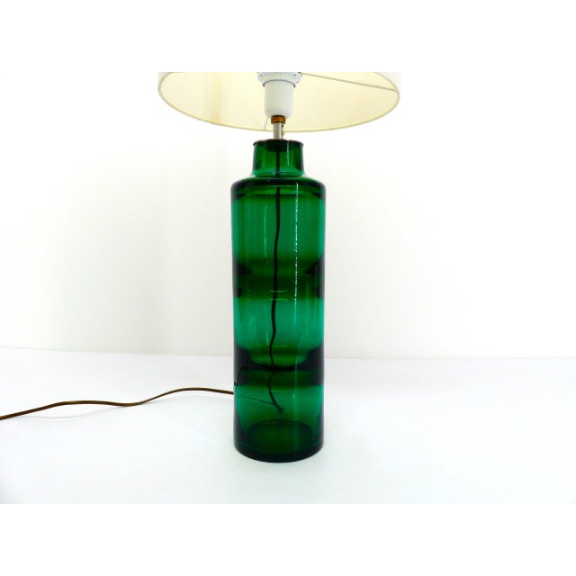 A rare h.500 lamp base, designed by norwegian glass designer severin brørby for hadeland glassverk and marketed by høvik...