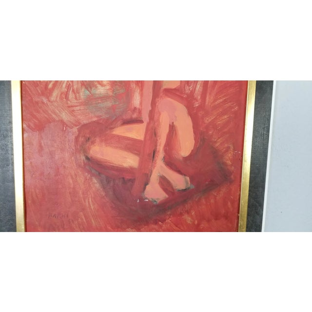 1954 Farhi Abstract Female Painting/ Sold For Sale - Image 10 of 11