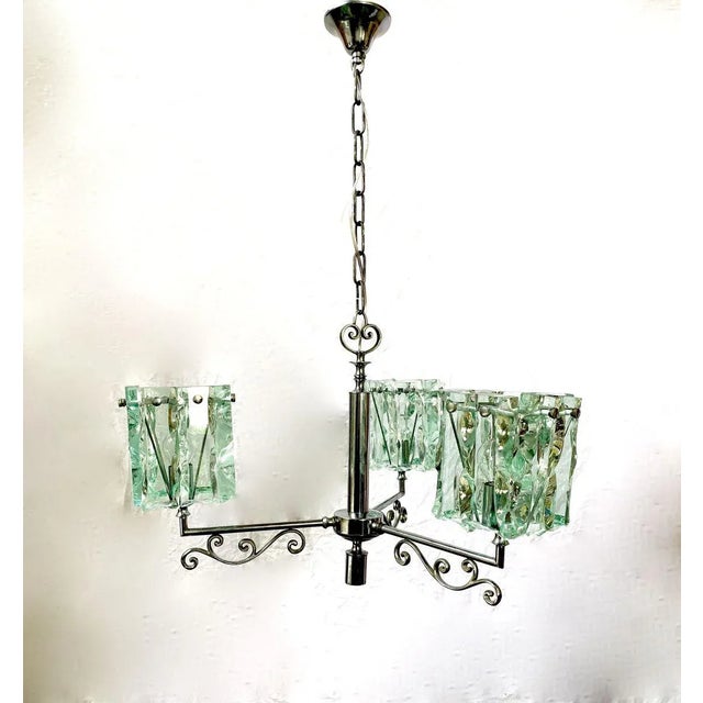 Vintage Chandelier from Cristal Art For Sale - Image 11 of 11
