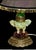 Chinese Carved Stone Foo Dog Lamp With Shade For Sale - Image 4 of 6