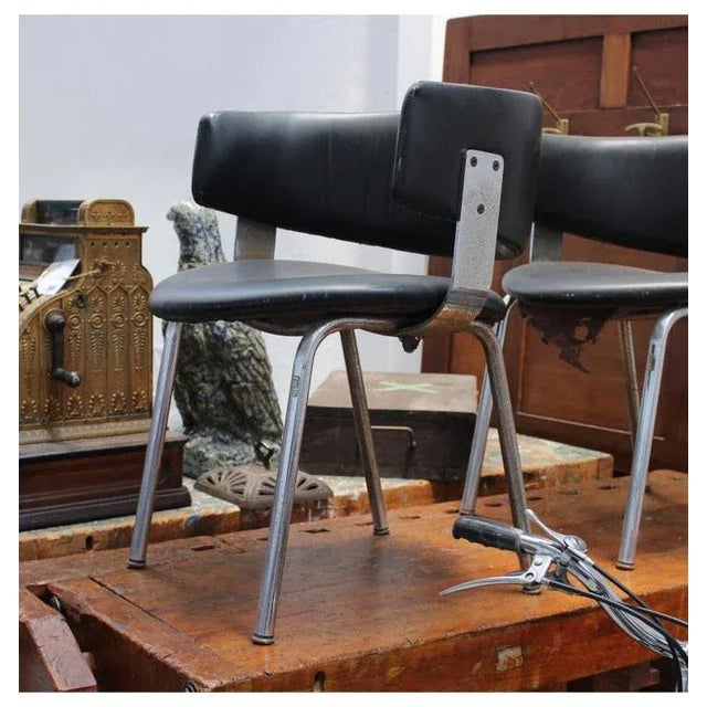 Set of Bauhaus Style Armchairs by Pizzi Arredamenti, 1960s For Sale - Image 4 of 8