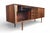 Wood Mid 20th Century Ib Kofod Larsen Brazilian Rosewood Credenza With Tambour Doors For Sale - Image 7 of 13