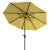 Contemporary Outdoor UV Resistant Ortega 9 ft Auto Tilt Crank Umbrella - Yellow For Sale - Image 3 of 5