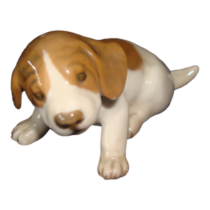 Vintage MCM Royal Copenhagen Pointer Puppy Dog Figurine