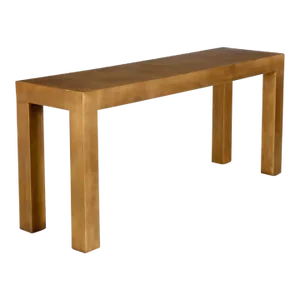 Late 20th Century Annabelle Selldorf Solid Bronze Console Table