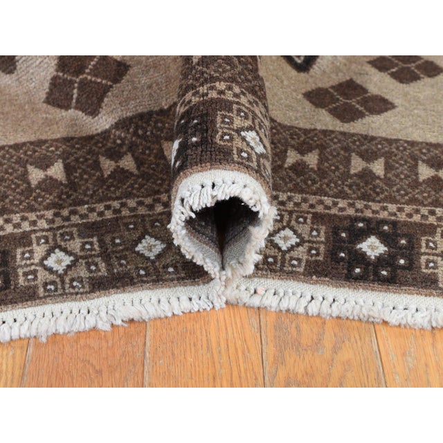 1960s Brown Vintage Afghan Oriental Rug For Sale In New York - Image 6 of 11