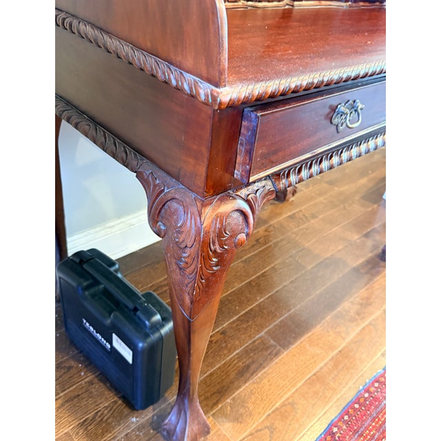 19th Century Antique Chippendale Escritoire For Sale - Image 4 of 6