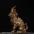 Traditional Late 19th Century Gilt Bronze Mythical Unicorn Beast Statue, 2.2kg For Sale - Image 3 of 9