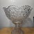 Transparent Antique McKee Glass Co. Eapg Punch Bowl With Stand – Circa 1894 Rotec Pattern | Victorian Pressed Lead Crystal For Sale - Image 8 of 17