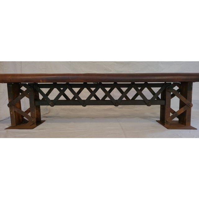 Industrial Late 20th Century Vintage Industrial Bench For Sale - Image 3 of 6