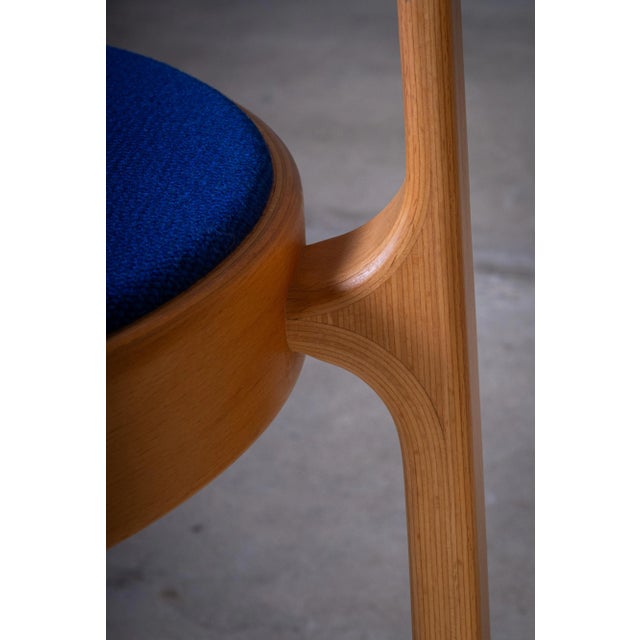 Tan Model 8000 Series Stackable Chairs by Thygesen & Sørensen for Magnus Olesen, 1980s, Set of 6 For Sale - Image 8 of 10