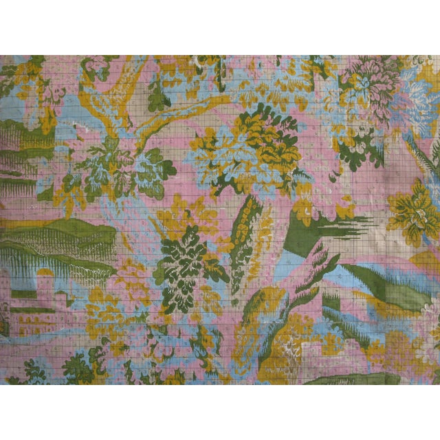 Antique Tapestry Design Gouache Painting For Sale - Image 4 of 18