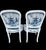 Hollywood Regency French Chairs With Custom Vintage Chinoiserie Toile - A Pair For Sale - Image 4 of 10