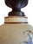 1930s Art Deco Ceiling Light Fixture With Painted Bird and Flower Motif For Sale - Image 9 of 10