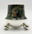 Los Castillo 1970s Rare Los Castillo Tripod Vase With Malachite, Lapis, Azurite & Turquoise Inlay For Sale - Image 4 of 18
