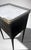 Late 19th Century Napoleon III Style French Night Stand in Black Lacquered Wood and Carrara Marble For Sale - Image 14 of 18