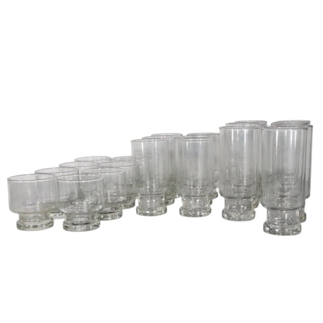 20 Pc. Lot of 1970's Drinking Glasses For Sale In New York - Image 6 of 9