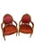 Late 20th Century Pair of French Gilt Louis the XVI Bee Chairs For Sale - Image 12 of 12