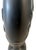 1970s Black Art Deco Style Tall Round Narrow Vase For Sale - Image 5 of 5