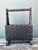 Vintage Carved Pine Wood Basket For Sale - Image 9 of 12