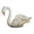 Mid 20th Century Cast Stone Swan Planter Garden Ornament North Carolina 26" For Sale