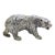 Vintage Italian Handmade Genuine Silver Large and Detailed Bear Figurine Sculpture Miniature For Sale