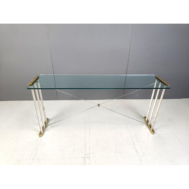Console Table by Peter Ghyczy, 1970s For Sale - Image 6 of 11