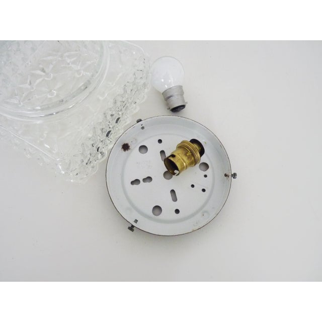 Black Glass and Metal Wall Sconces, 1960s, Set of 2 For Sale - Image 8 of 9