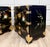 Pair of 1970s Chinoiserie Black Lacquer Nightstands With Hand-Painted Birds & Brass Hardware For Sale In Los Angeles - Image 6 of 17