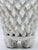 French Country White Ceramic Woven Rope Cachepot Basket For Sale - Image 4 of 7