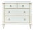 2000s Ethan Allen Swedish Home Collection Gustavian 3 Drawer Bachelor's Chest (10-5401 Linen) For Sale