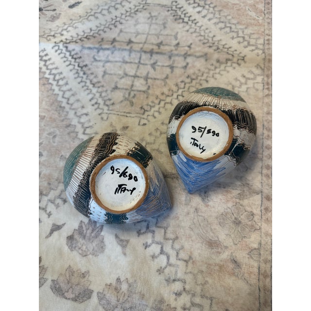 Mid-Century Modern 1960s Bitossi Duck Ice Cream Bowls- Set of 2 For Sale - Image 3 of 6