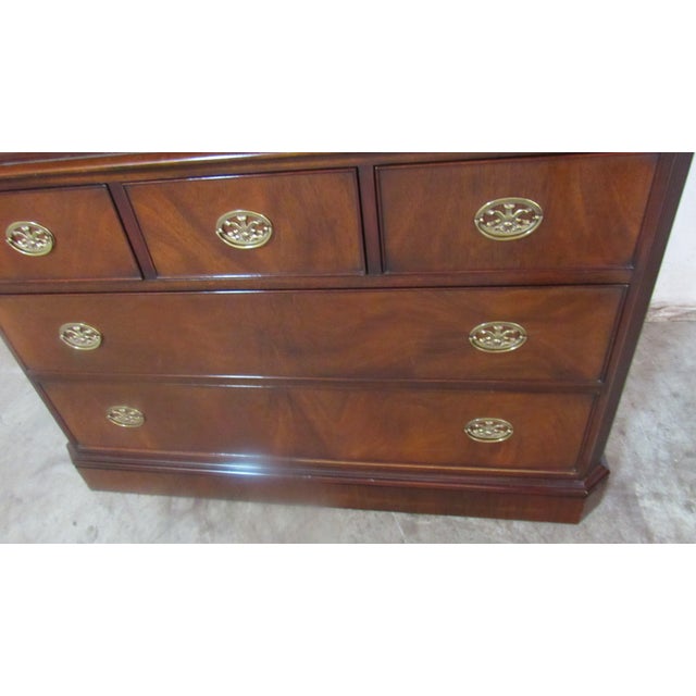 Henkel Harris Flame Mahogany Armoire Wardrobe For Sale - Image 6 of 15