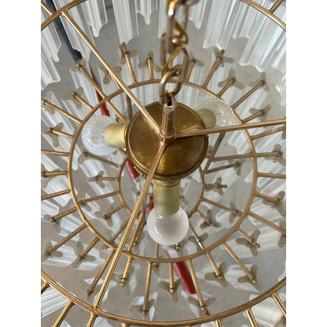 1970s Vintage Murano Glass Chandelier, 1970s For Sale - Image 5 of 12