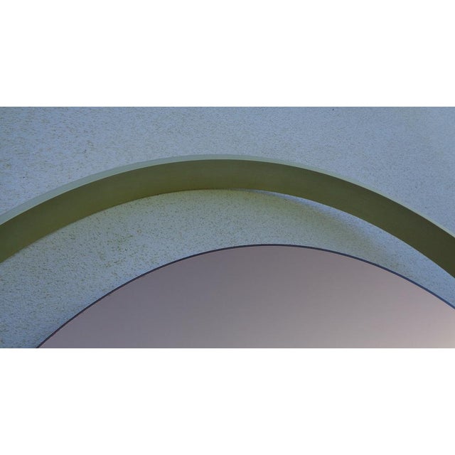 Space Age Mirror in Brass and Rose Gold Mirror, 1970s For Sale - Image 14 of 15