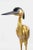 Life Size Heron, 1980s, Gilded & Lacquered Fiberglass For Sale - Image 3 of 10